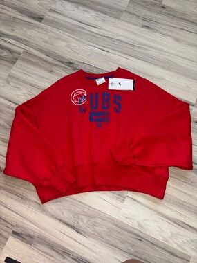 Nike Chicago Cubs Red Crewneck Sweatshirt